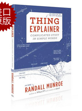 万物解释者 精装 Thing Explainer 英文原版 比尔盖茨书单推荐 what if 作者 兰道尔门罗 科普热点读物书籍
