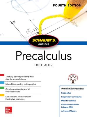 预售 英文原版 微积分概论 第四版  Schaum’s Outline of Precalculus, Fourth Edition