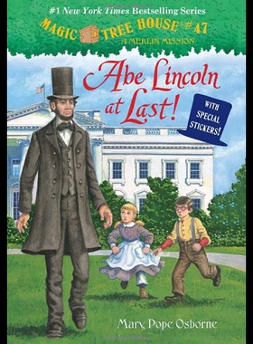 预售 英文原版 神奇树屋·梅林任务19：林肯 Abe Lincoln at Last! (Magic Tree House (R) Merlin Mission)