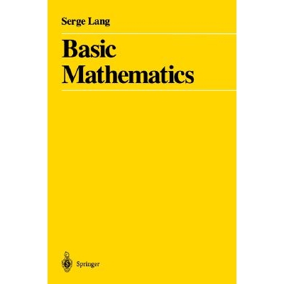 Basic Mathematics 基础数学 9780387967875