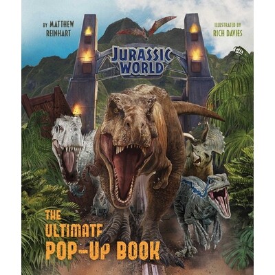 侏罗纪世界立体书 Matthew Reinhart 英文原版 Jurassic World: The Ultimate Pop-Up Book 侏罗纪公园 礼品周边 恐龙