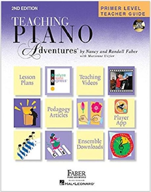 初级教师用书 菲伯尔钢琴基础教程 英文原版 Piano Adventures: Primer Level: Teacher Guide (2nd Edition)