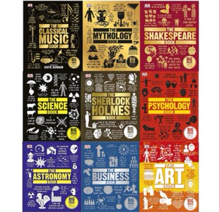 精装 少儿科普英语全书 9本合辑 Ideas 思想百科丛书 DK百科系列图解进口正版 Explained DK人类 全彩铜版 纸 Simply 英文原版 Big