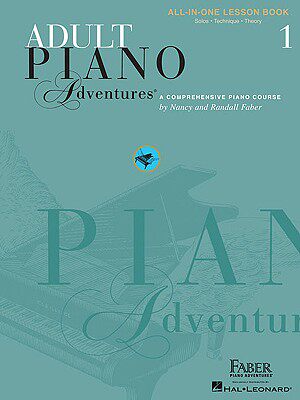 预售 英文原版 菲伯尔成人钢琴课程,第1辑 Adult Piano Adventures All-In-One Piano Course Book 1