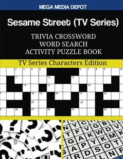 英文原版 芝麻街字谜活动书 Sesame Street (TV Series) Trivia Crossword Word Search Activity Puzzle Book