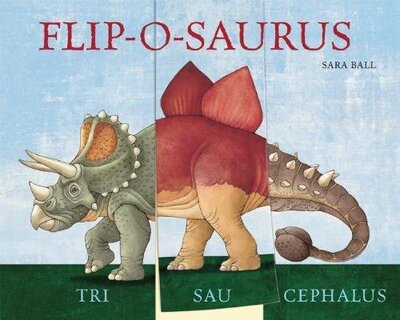 预订 英文原版 翻翻拼接书：恐龙 Flip-o-saurus