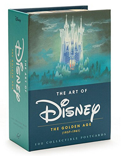 预售 The Art of Disney:The Golden Age 1937-1961 迪士尼珍藏版明信片 英文原版 黄金年代