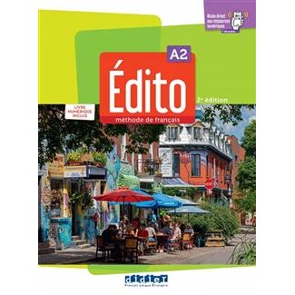 Edito A2 2022新版 含电子版 法语原版教材 法国原装进口 小语种教辅 法国留学考试