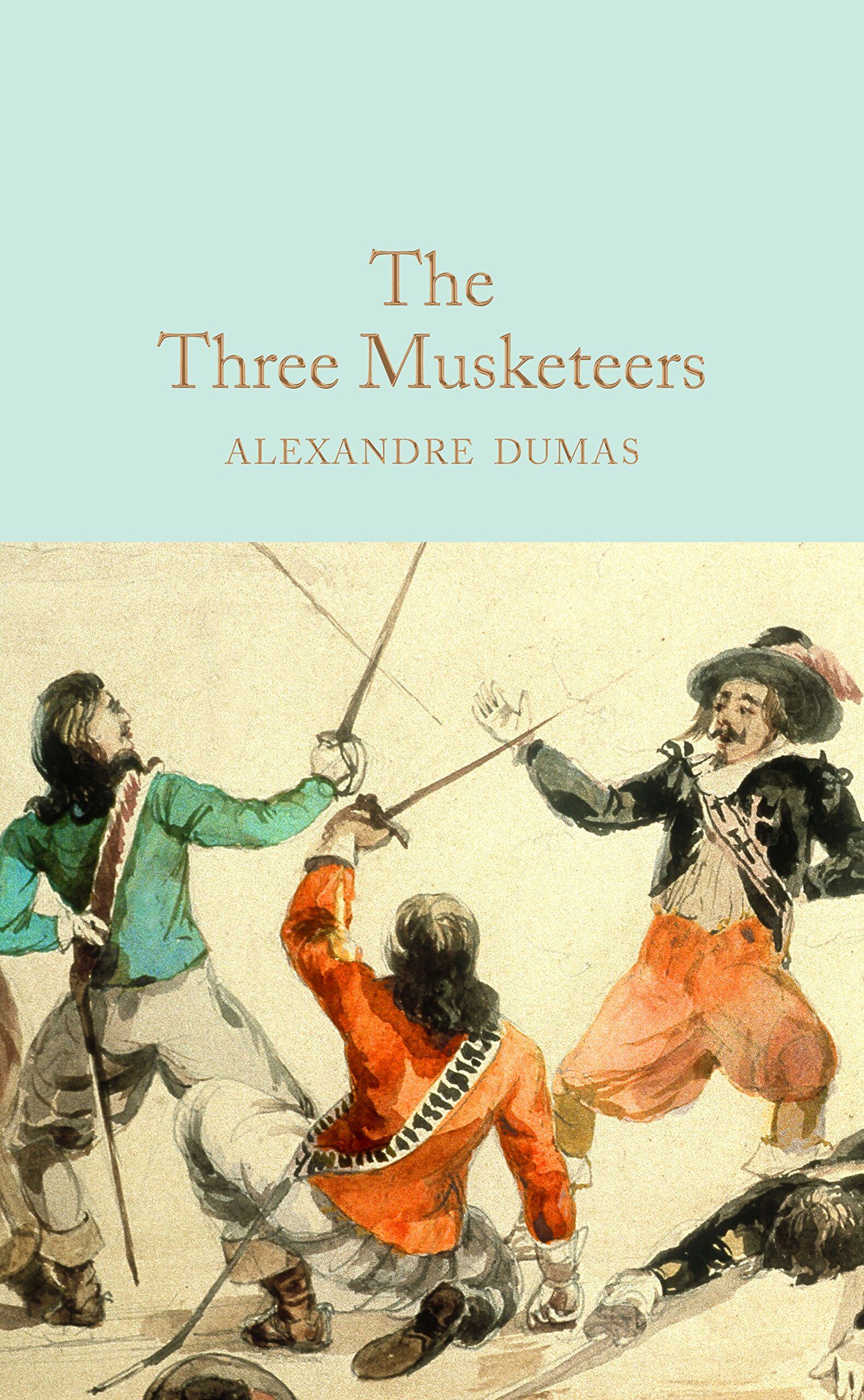 英文原版 大仲马 三个火枪手 精装收藏 Collectors Library系列 The Three Musketeers 小金书