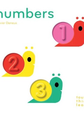 英文原版 小手摸摸全知道：数字 Touchthinklearn: Numbers 9781452117249