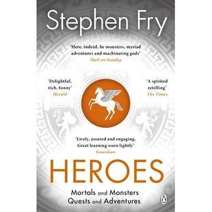 平装 Heroes Stephen Fry 油炸叔讲希腊神话2 英文原版 古希腊英雄