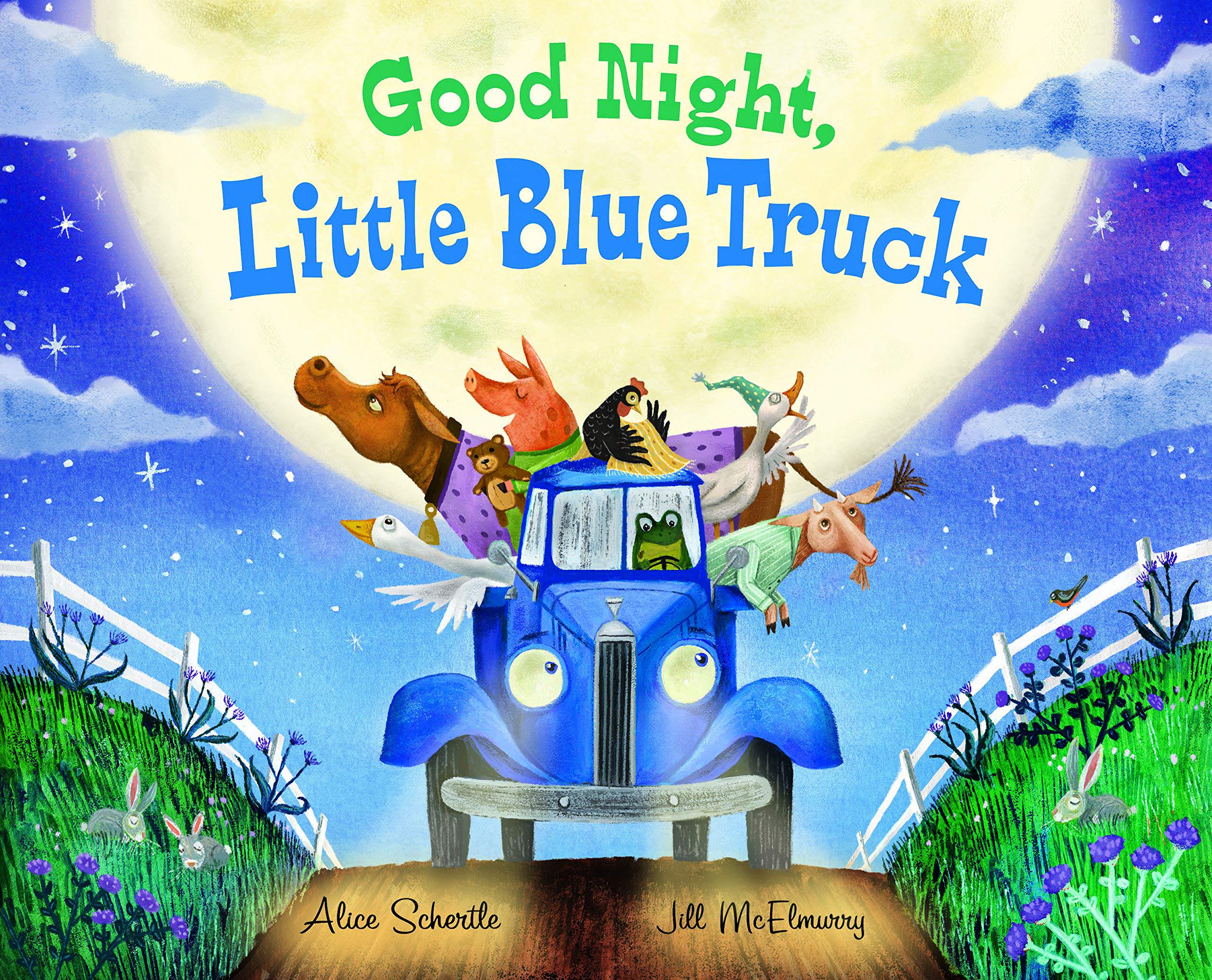 英文原版 晚安,蓝色小卡车 精装绘本 good night, little blue truck