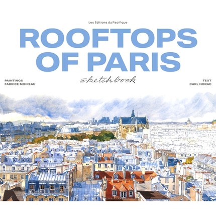 现货 Rooftops of Paris sketchbook 巴黎屋顶素描本: 9782878682823