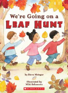 英文原版 我们一起捡树叶 押韵绘本 We're Going on a Leaf Hunt