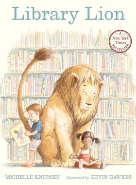 英文原版 图书馆狮子 Kevin Hawkes插画 纽约时报畅销绘本 Library Lion  9780763637842