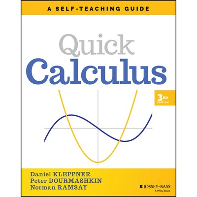 Quick Calculus A Self-Teaching Guide, Third Edition 快速微积分:自学指南 第3版 9781119743194