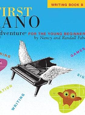 英文原版 菲伯尔我的钢琴启蒙课：B级创作训练（迈向五线谱） My First Piano Adventure, Writing Book B