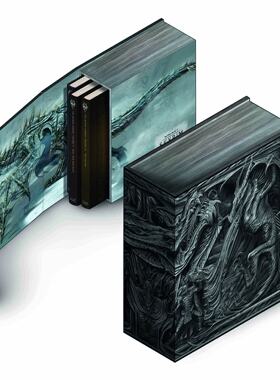 预售 The Elder Scrolls V: The Skyrim Library - Volumes I, II & III 英文原版 上古卷轴5：天际卷1-3 精装收藏套装