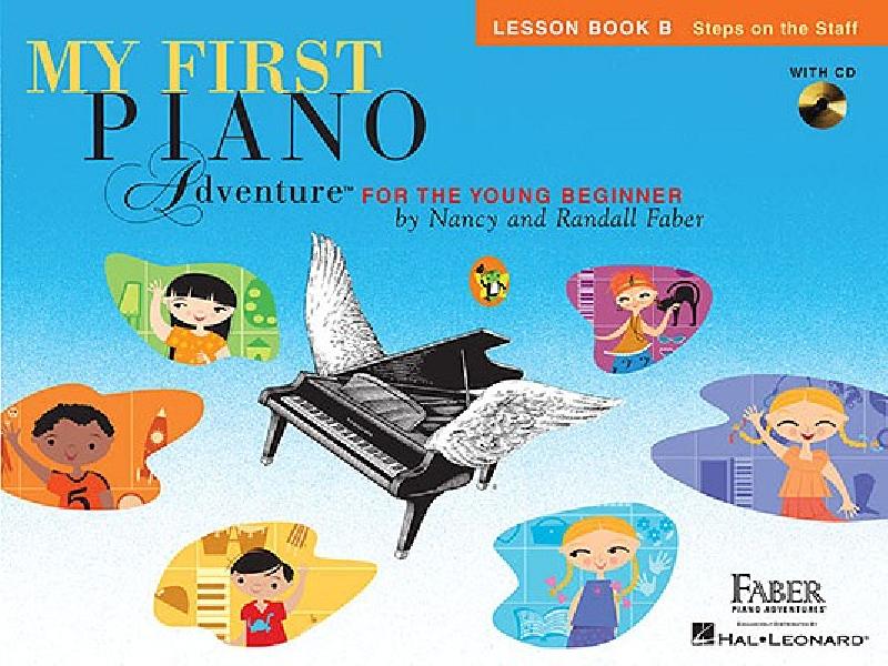英文原版 菲伯尔我的钢琴第一课：B级课本 五线谱 My First Piano Adventure: Lesson Book B Steps on the Staff
