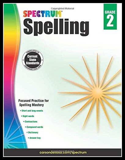 Spectrum Spelling, Grade 2 英文原版 Spectrum 拼写，2年级