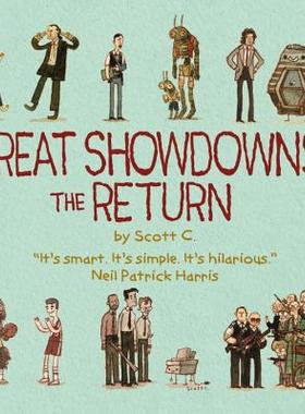 英文原版 Scott Campbell的异想电影插画：归来 Great Showdowns: The Return