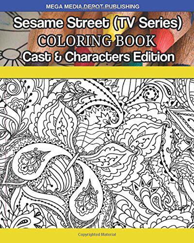 英文原版 芝麻街填色书 Sesame Street (TV Series) Coloring Book Cast & Characters Edition