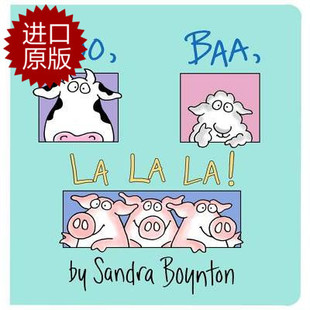 英文原版 哞咩啦啦 Moo 9780671449018 Baa 现货