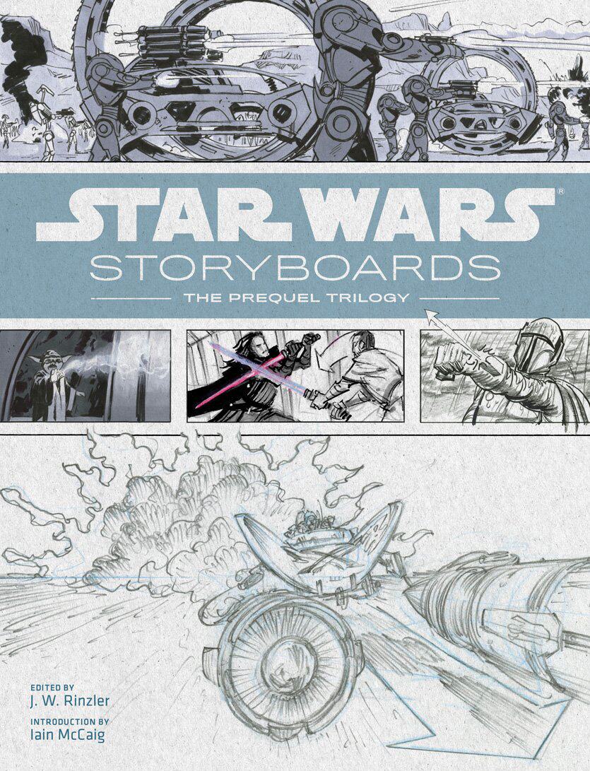 现货 星球大战 前传三部曲 电影分镜手稿 英文原版 Star Wars Storyboards: The Prequel Trilogy