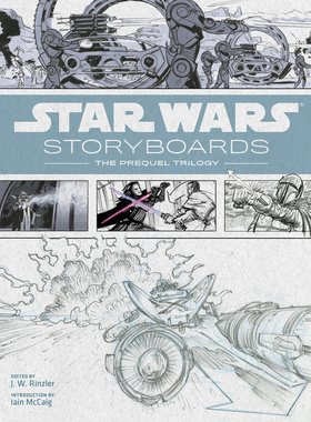 现货 星球大战 前传三部曲 电影分镜手稿 英文原版 Star Wars Storyboards: The Prequel Trilogy