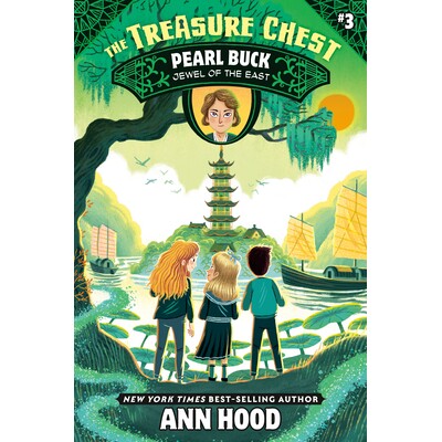 预订 赛珍珠#3:东方明珠 儿童科幻读物 时间旅行 英文 宝藏箱 Treasure Chest, The Pearl Buck #3: Jewel of the East:978059388