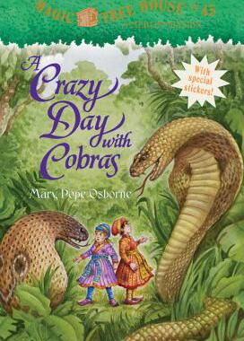 现货 英文原版 神奇树屋·梅林任务17：智斗眼镜蛇 A Crazy Day with Cobras (Magic Tree House (R) Merlin Mission)
