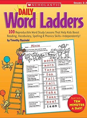 预售 英文原版 每日单词阶梯练习，2-3年级 Scholastic 学乐出版社 Daily Word Ladders Grades 2-3
