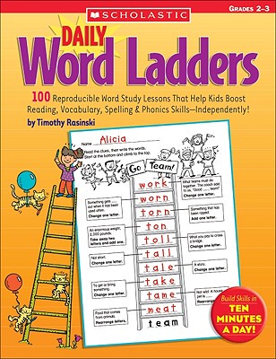 现货 英文原版 每日单词阶梯练习，2-3年级 Scholastic 学乐出版社 Daily Word Ladders Grades 2-3