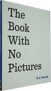英文原版The Book with No Pictures 没有图画的书【精装】