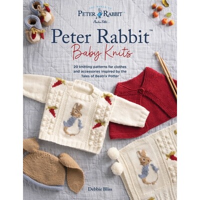 彼得兔婴儿针织 20种花纹 英文原版 英伦风衣物DIY Peter Rabbit Baby Knits