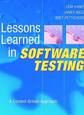 预订 软件测试教程 计算机 信息 英文原版 Lessons Learned in Software Testing