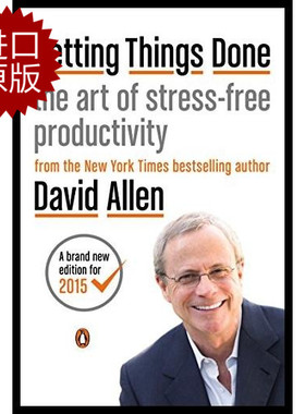 预售 英文原版 Getting Things Done 搞定1: 无压工作的艺术