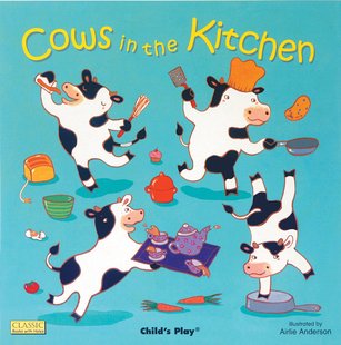 Kitchen 奶牛 Cows 廖彩杏书单推荐 Child Play纸板洞洞书 厨房里 预售 the 英文原版