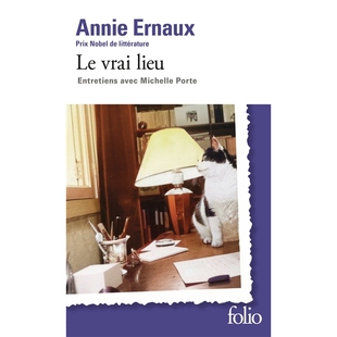 诺贝尔文学奖作家 真正 Annie 预售 法语原版 lieu 安妮·埃尔诺 vrai 场所：与米歇尔·波尔特对谈 entretie 2025新版 Ernaux