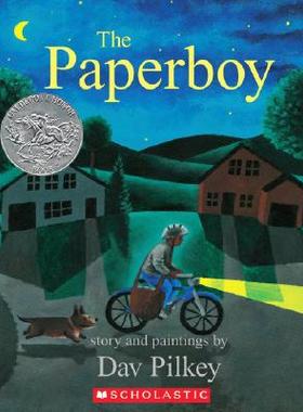 英文原版 The Paperboy 凯迪克奖绘本 报童