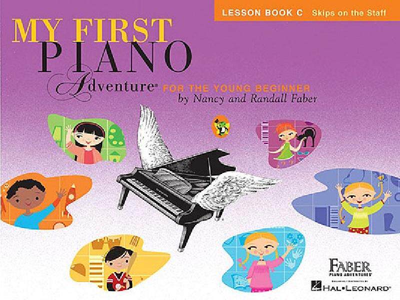 现货 C级课本带(五线谱进阶)菲伯尔我的钢琴启蒙课 英文原版 My First Piano Adventure, Lesson Book C