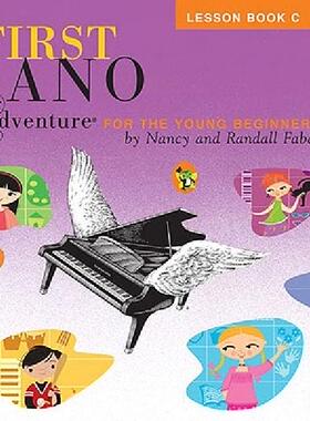 现货 C级课本带（五线谱进阶）菲伯尔我的钢琴启蒙课 英文原版 My First Piano Adventure, Lesson Book C