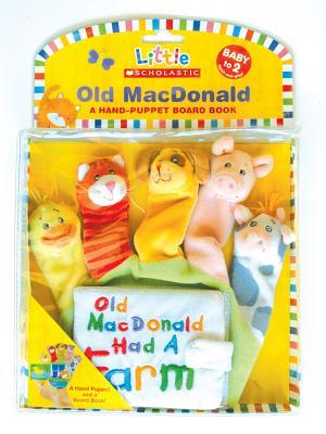 英文原版 老麦克唐纳 童谣手偶布书 Old Macdonald: A Hand-Puppet Board Book 低幼启蒙 0岁