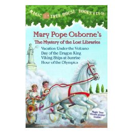 现货 英文原版 神奇树屋 13-16套装 Magic Tree House Volumes 13-16 Boxed Set 进口原版 中小学英文读物 9780375846618