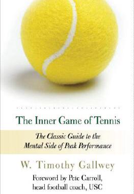 现货 英文原版 身心合一的奇迹力量 运动心理学The Inner Game of Tennis:Classic Guide to the Mental Side of Peak Performance