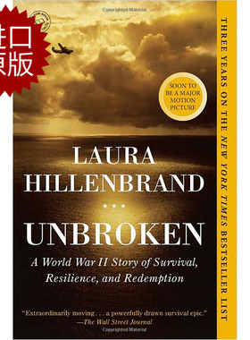 现货 坚不可摧 英文原版 Unbroken: A World War II Story of Survival
