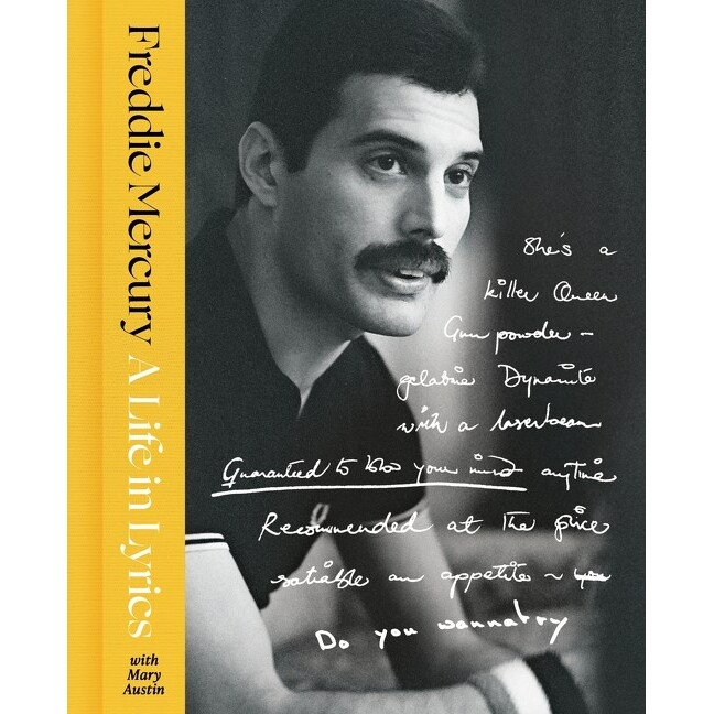 预售 歌词人生 弗雷迪·默丘里官方创作遗产 Freddie Mercury Queen皇后乐队主唱 音乐传记 歌词手稿 摇滚乐 英文原版 A Life in L