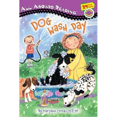 预订 洗狗日：全体上车图片阅读器 英文 动物故事 全员阅读 Dog Wash Day: All Aboard Picture Reader