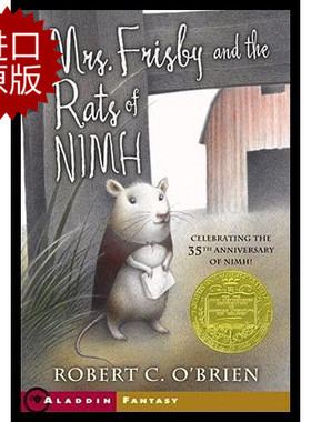 现货 英文原版 尼姆的老鼠 纽伯瑞金奖 Mrs. Frisby and the Rats of NIMH 蓝思指数790L