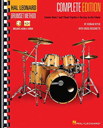 英文原版 架子鼓技法 Hal Leonard Drumset Method: Complete Edition (Books 1 & 2)
